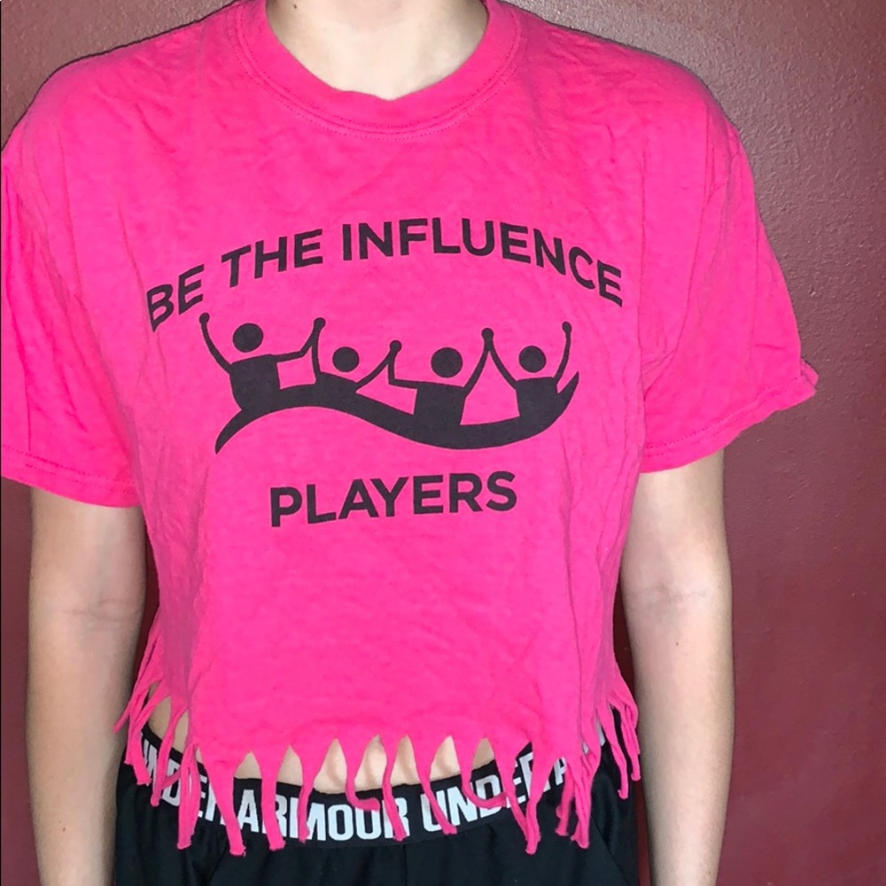 Cropped be the influence tank top!!